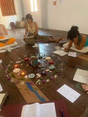 Women Circle at Blend House Cafè & Zen House Yoga in Kampot