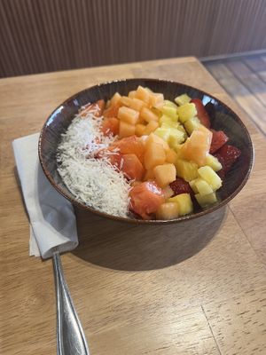   at Awakana Superfood Bowls in Antigua