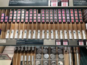 Lip sticks  at The Body Shop in Abu Dhabi