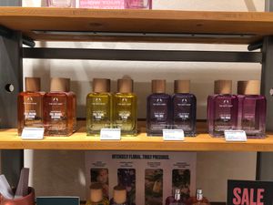 Women’s fragrances  at The Body Shop in Abu Dhabi