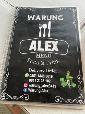 Menu  at Warung Alex New in Pangandaran