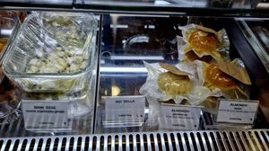 Vegan cheese at Veganaria in Ponta Do Sol