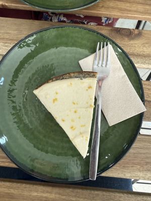 Cheesecake   at Veganaria in Ponta Do Sol