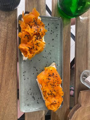 Carrot Lox  at Veganaria in Ponta Do Sol