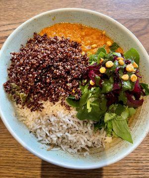 Dahl bowl   at Funky Bhangra in Reykjavik