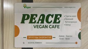  at Peace Vegan Cafe in Choibalsan