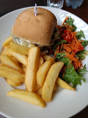 lunch at Sinners Cafe in Berwick Upon Tweed