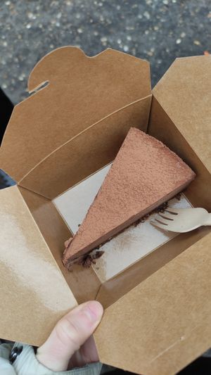 Tahini buckwheat chocolate cake #Veganuary at Vegan Vacanza in Stroud