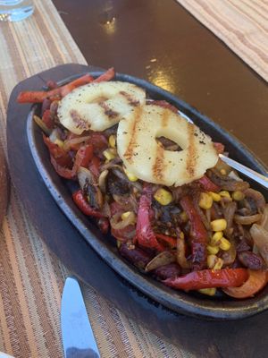 Vegetarian fajitas   at Rio Grande Tex Mex Grill in Paphos