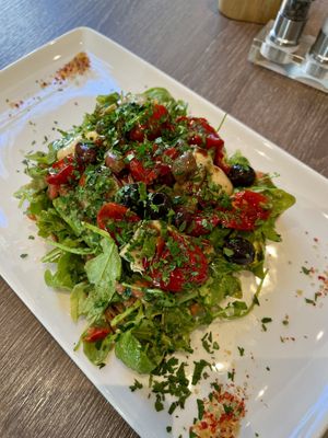 Veganes Frühstück - lovely flavors and olive oill  at Bäckerei Prindl in Vienna