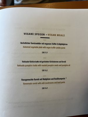 Vegan meal (after breakfast hours)  at Bäckerei Prindl in Vienna