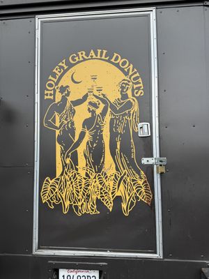 Side of truck  at Holey Grail Donuts  in Kapaa