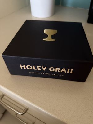 Fancy box!  at Holey Grail Donuts  in Kapaa