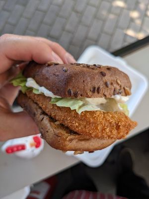 Gluten Free Chikhenn Burger at Chikhenn in Chichester