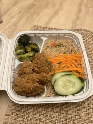 FRIED CHICK'N PLATE  at Sedjedo Kitchen in Bellmore