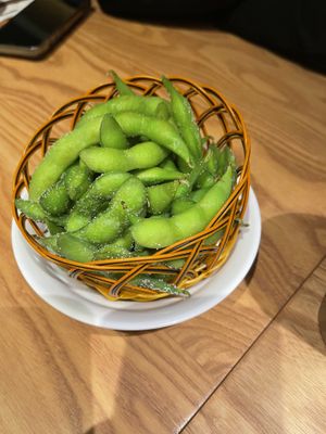 Edamame   at Kinton Ramen in Ottawa