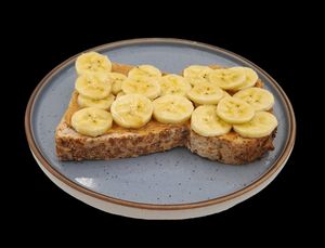Peanut butter and banana toast at SignatureThai Café & Tea House Restaurant in Krabi