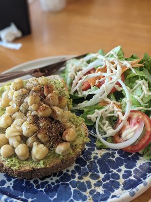 Chickpea Avocado Toast #Veganuary at SignatureThai Café & Tea House Restaurant in Krabi