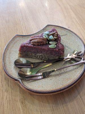 Vegan Cake of the day 🍰 at SignatureThai Café & Tea House Restaurant in Krabi