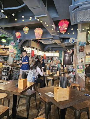 Interior at Yuan Is Here in Hong Kong Island