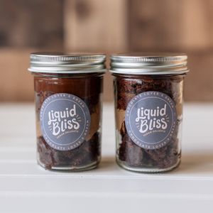 Vegan Chocolate Lover's Dream Cake Jar at Liquid Bliss Vegan Delights in Westport