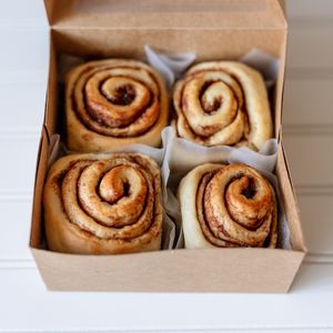 Vegan Cinnamon Rolls at Liquid Bliss Vegan Delights in Westport
