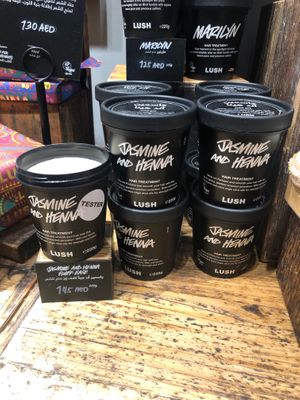 Hair treatment at LUSH in Abu Dhabi