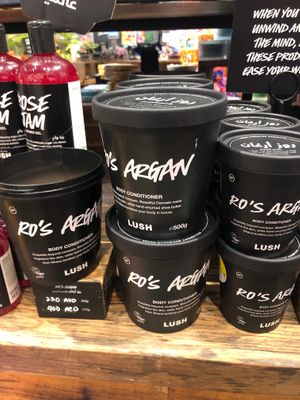 Body conditioner at LUSH in Abu Dhabi