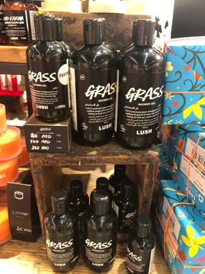 Shower gel at LUSH in Abu Dhabi
