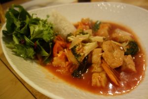 M17 Prieuw Wahn with tofu (vegan) at Nui Thai Kitchen in Saarbrucken