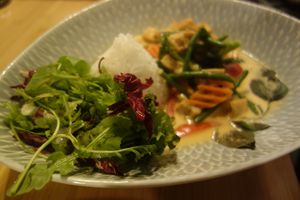 M16 Rotes / Red Curry with tofu (vegan) at Nui Thai Kitchen in Saarbrucken