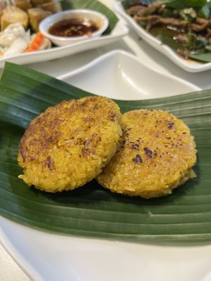 grilled sticky rice 7017  at Tammang Isaan Vegan – Rama 2 · ตำมัง อีสาน เจ มังสวิรัติ วีแกน in Bangkok