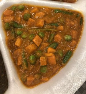 Vegetable curry  at Kailash Parbat   in Abu Dhabi