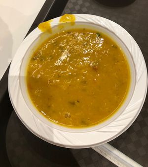 Lentil soup  at Kailash Parbat   in Abu Dhabi