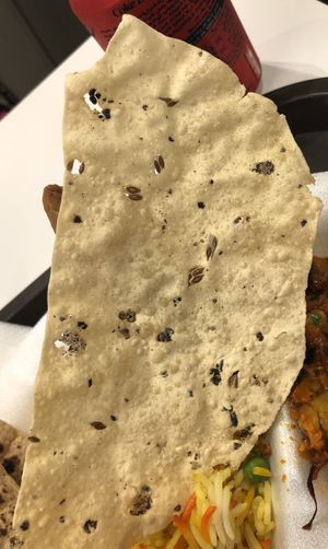 Poppadom   at Kailash Parbat   in Abu Dhabi