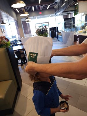 Chef hat for the littles one! at Wild Pie  in Jacksonville