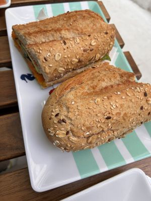 Veganes Bocadillo mit gegrilltem Gemüse   at EL Jardín Secreto Arrecife in Lanzarote