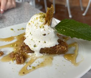 Vegan baklava   at Universal Studios - Mythos Restaurant in Orlando