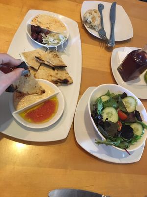 Mezze plate! at Universal Studios - Mythos Restaurant in Orlando
