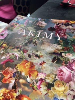 Karte  at Akimy in Munich