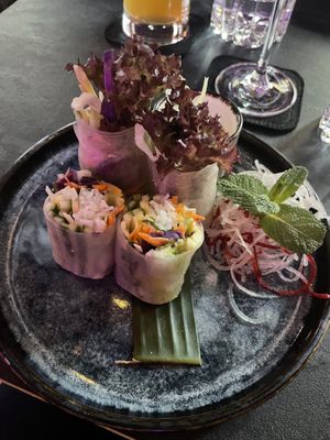 Vorspeise Sommerrollen  at Akimy in Munich