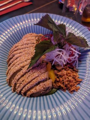 Vegane Ente mit Udon at Akimy in Munich