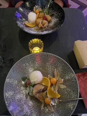 daifuki, lemon coconut sorbet   at Akimy in Munich