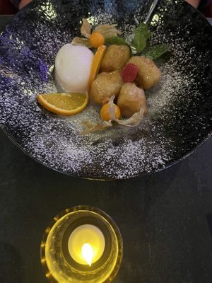 banana dessert   at Akimy in Munich