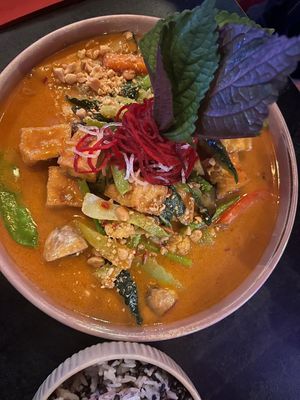 Peanut curry  at Akimy in Munich