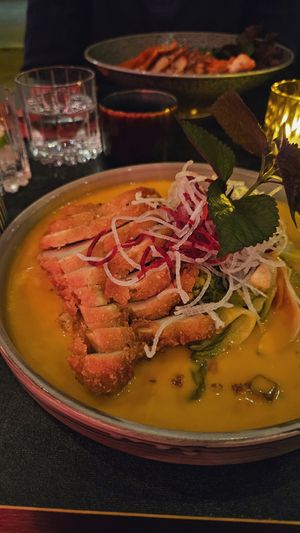 Mango chicken at Akimy in Munich