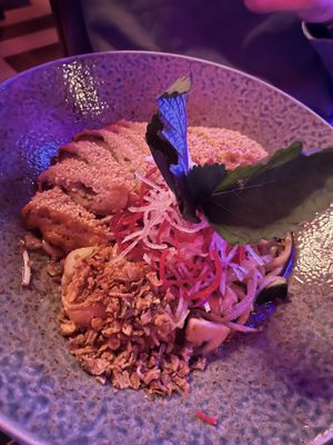 Nudeln mit veganer Ente (B2)  at Akimy in Munich