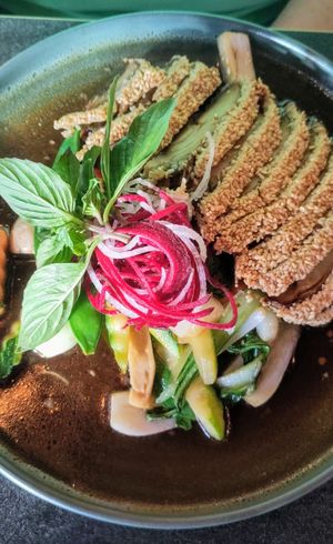 Ente mit Reis at Akimy in Munich