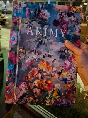 Menu at Akimy in Munich