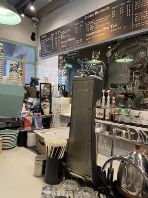 6$ extra for oat   at N1 Coffee & Co in Kowloon